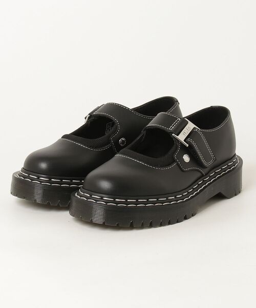 Dr. Martens(ドクターマーチン)の「Dr. Martens/ドクターマーチン MARY JANE BEX ホワイトダブルステッチ メリージェーン シューズ 43032001(その他シューズ・メンズ・ブラック・UK3/UK4/UK5/UK6/UK7/UK8/UK9)」の3枚目の写真