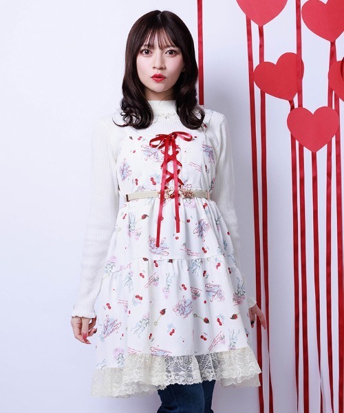 バレンタインプリントチュニック（チュニック）｜axes femme