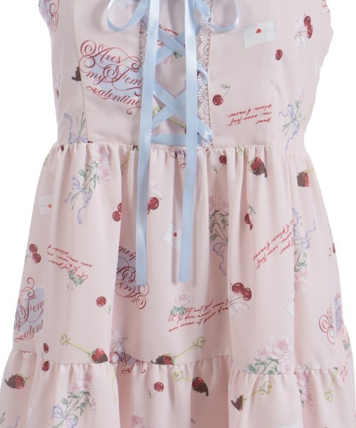 axes femme(アクシーズファム)の「バレンタインプリントチュニック(チュニック・レディース・ピンク/キナリ/ダークブラウン・FREE)」の17枚目の写真