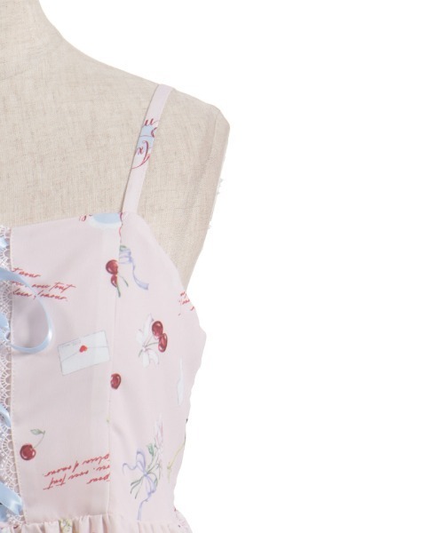 axes femme(アクシーズファム)の「バレンタインプリントチュニック(チュニック・レディース・ピンク/キナリ/ダークブラウン・FREE)」の19枚目の写真