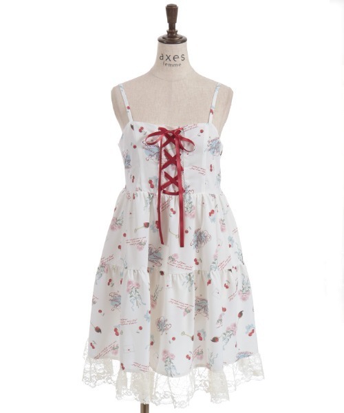 axes femme(アクシーズファム)の「バレンタインプリントチュニック(チュニック・レディース・ピンク/キナリ/ダークブラウン・FREE)」の21枚目の写真