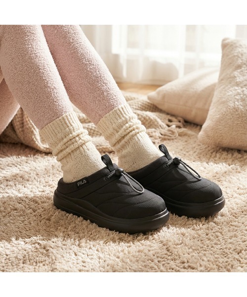 FILA(フィラ)の「PUFFER BOLD MULE(その他シューズ・レディース・ブラック・23.0cm/24.0cm/25.0cm)」の1枚目の写真