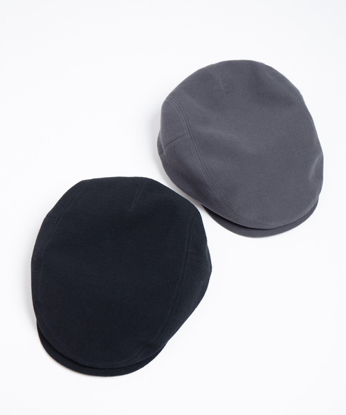 RACAL(ラカル)の「Semi-Wide Relax Fit Hunting / セミワイドリラックスフィットハンチング(ハンチング/ベレー帽・メンズ・ブラック/チャコールグレー・MEDIUM/LARGE)」の3枚目の写真