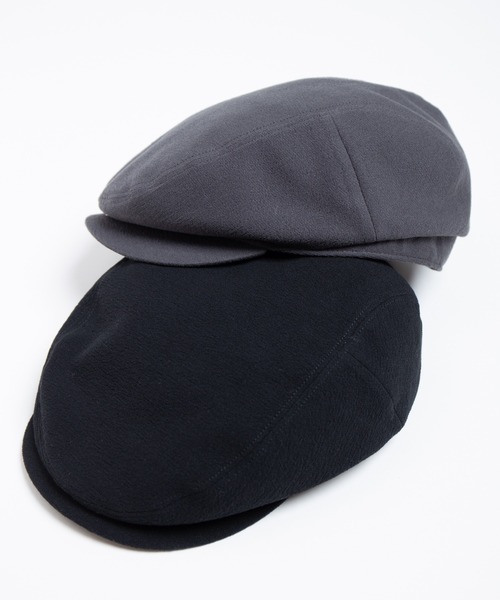 RACAL(ラカル)の「Semi-Wide Relax Fit Hunting / セミワイドリラックスフィットハンチング(ハンチング/ベレー帽・メンズ・ブラック/チャコールグレー・MEDIUM/LARGE)」の6枚目の写真