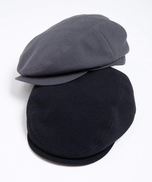 RACAL(ラカル)の「Semi-Wide Relax Fit Hunting / セミワイドリラックスフィットハンチング(ハンチング/ベレー帽・メンズ・ブラック/チャコールグレー・MEDIUM/LARGE)」の7枚目の写真