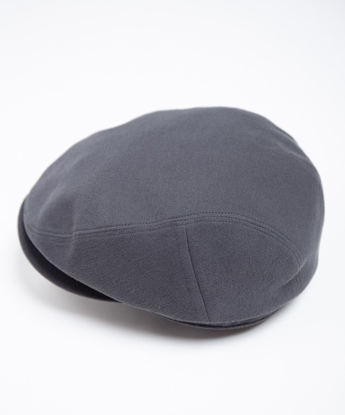 RACAL(ラカル)の「Semi-Wide Relax Fit Hunting / セミワイドリラックスフィットハンチング(ハンチング/ベレー帽・メンズ・ブラック/チャコールグレー・MEDIUM/LARGE)」の11枚目の写真
