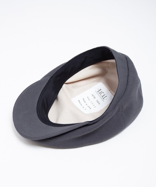 RACAL(ラカル)の「Semi-Wide Relax Fit Hunting / セミワイドリラックスフィットハンチング(ハンチング/ベレー帽・メンズ・ブラック/チャコールグレー・MEDIUM/LARGE)」の13枚目の写真