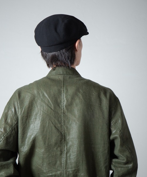 RACAL(ラカル)の「Semi-Wide Relax Fit Hunting / セミワイドリラックスフィットハンチング(ハンチング/ベレー帽・メンズ・ブラック/チャコールグレー・MEDIUM/LARGE)」の17枚目の写真