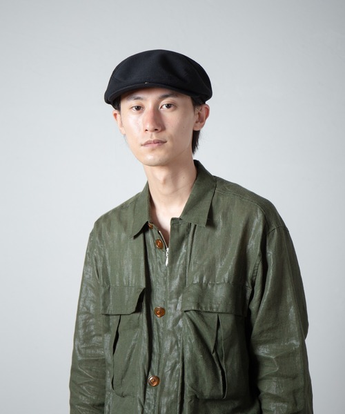 RACAL(ラカル)の「Semi-Wide Relax Fit Hunting / セミワイドリラックスフィットハンチング(ハンチング/ベレー帽・メンズ・ブラック/チャコールグレー・MEDIUM/LARGE)」の19枚目の写真