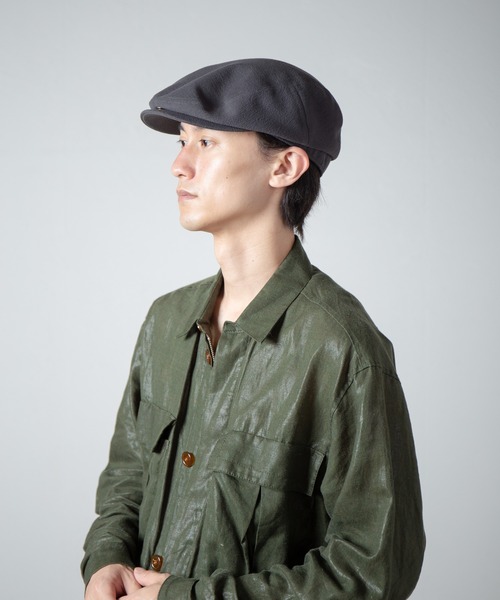 RACAL(ラカル)の「Semi-Wide Relax Fit Hunting / セミワイドリラックスフィットハンチング(ハンチング/ベレー帽・メンズ・ブラック/チャコールグレー・MEDIUM/LARGE)」の22枚目の写真