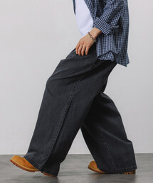 限定展開 Dickies×FREAK'S STORE ディッキーズ 別注 ワイドシルエット クロスタック ワークパンツ