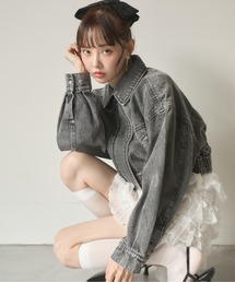 Nadana（ナダナ）の「デニムショートジャケット（デニムジャケット）」