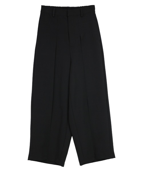 and it_（アンドイット）の「セミワイドセンタータックパンツ（その他パンツ・レディース・モカ/ブラック・M/LL/L）」の10枚目の写真