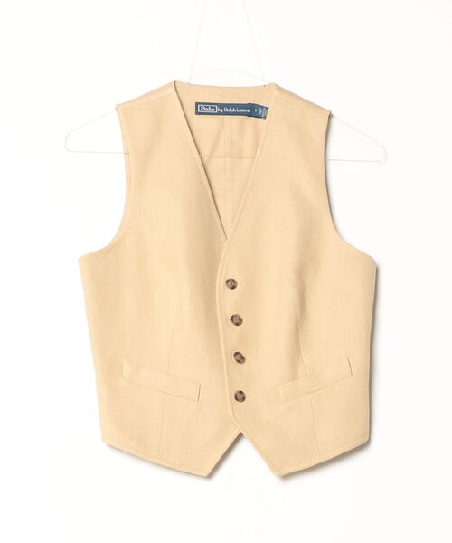 希少‼️Lauren Ralph Lauren フィッシングベスト S ベージュ Polo by Ralph Lauren ハンティングジャケット / M ベージュ