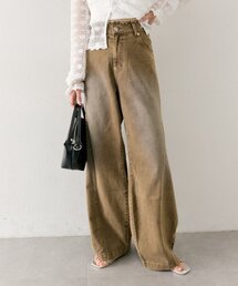 【新色NVY・BRN・BLU2/3サイズ展開】バレルBIGデニム