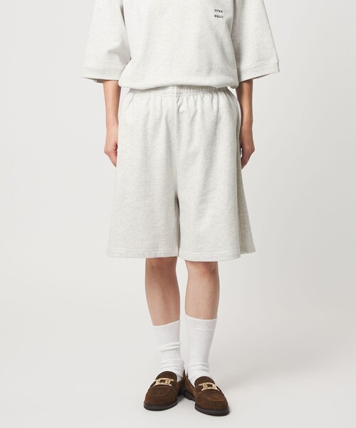 CITEN（シテン）の「＜CITEN＞スウェットショーツ（スウェットパンツ・メンズ・ブラック/ライトグレー・L/M）」の9枚目の写真