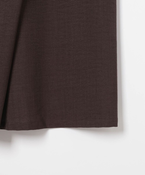 LEPSIM（レプシィム）の「《リネンライクドライシリーズ》ラップスカート　638927（スカート・レディース・ダークブラウン/ライトベージュ/ブラック・FREE）」の7枚目の写真