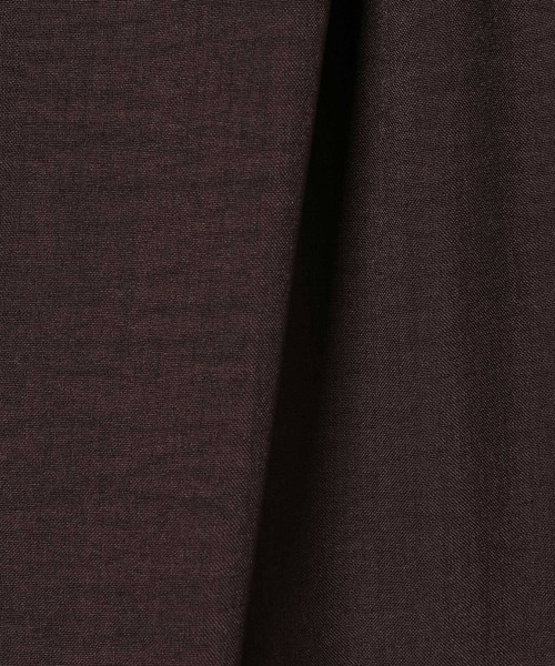 LEPSIM（レプシィム）の「《リネンライクドライシリーズ》ラップスカート　638927（スカート・レディース・ダークブラウン/ライトベージュ/ブラック・FREE）」の11枚目の写真