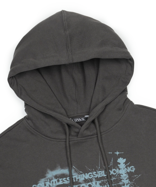 IDWS（アイドンワナセル）の「Countless Bloom Hoodie Charcoal（パーカー・レディース・その他・0/1/2）」の12枚目の写真