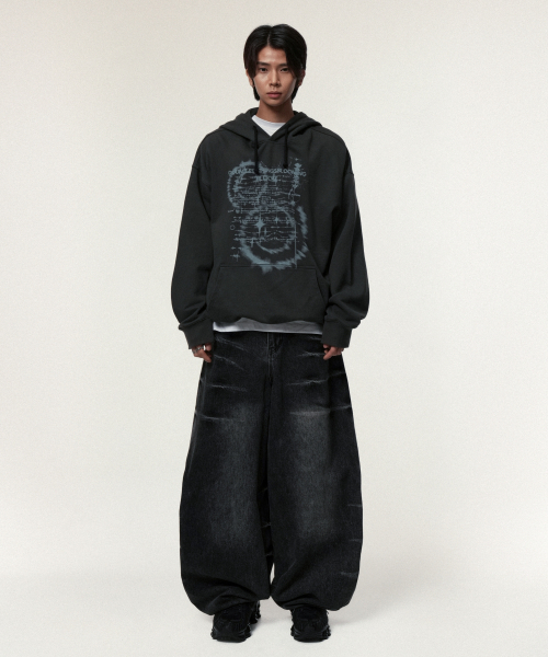 IDWS（アイドンワナセル）の「Countless Bloom Hoodie Charcoal（パーカー・レディース・その他・0/1/2）」の9枚目の写真