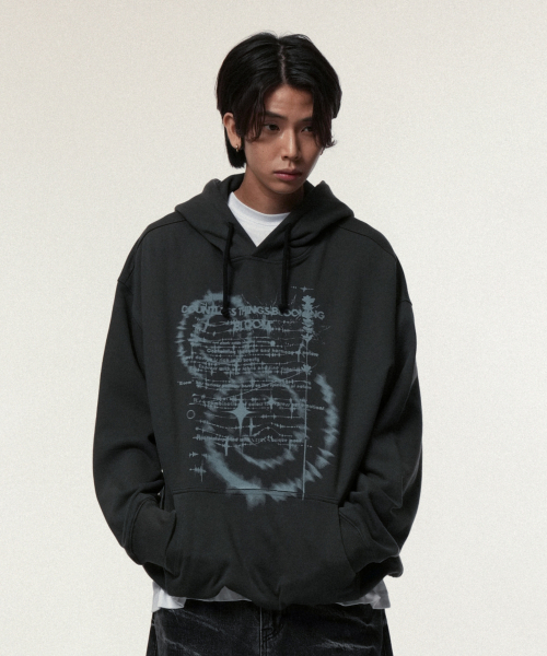 IDWS（アイドンワナセル）の「Countless Bloom Hoodie Charcoal（パーカー・レディース・その他・0/1/2）」の4枚目の写真