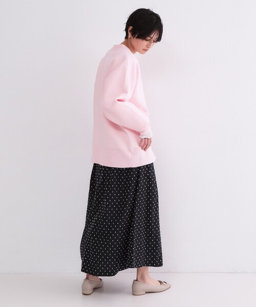 OPAQUE.CLIP（オペークドットクリップ）の「Vネックミドルニットカーディガン【洗濯機OK】（カーディガン/ボレロ・レディース・オフホワイト/ネイビー/ブルー系5/ピンク・40/38/42）」の20枚目の写真