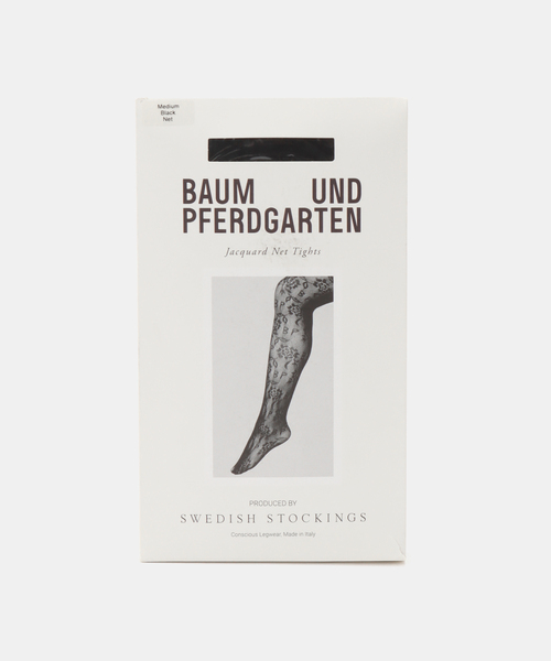 IENA(イエナ)の「BAUM UND PFERDGARTEN/バウム ウンド ヘルガーデン LACI TIGHTS タイツ(タイツ/ストッキング・レディース・アイボリー/ブラック・FREE)」の1枚目の写真