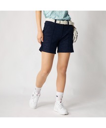 FILA GOLF フィラゴルフ ゴルフウェア UVカット ストレッチ 吸汗速乾 エンボスカモ柄 ハーフパンツ