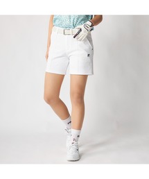 FILA GOLF フィラゴルフ ゴルフウェア UVカット ストレッチ 吸汗速乾 エンボスカモ柄 ハーフパンツ