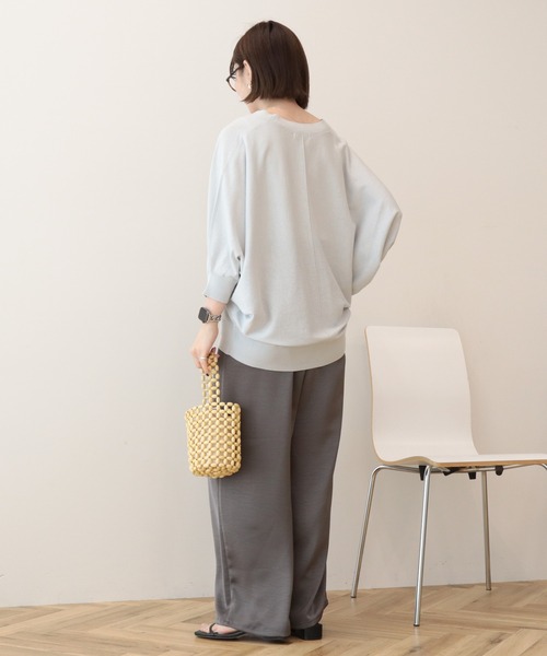 AMERICAN HOLIC(アメリカンホリック)の「【WEB限定】UVカットドルマンカーディガン(カーディガン/ボレロ・レディース・ライトグレー/ブラック/ネイビー/ライトベージュ・FREE)」の14枚目の写真