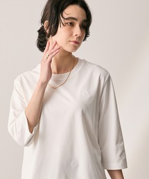 AIGLE | プライムフレックス DFT UVC 3/4スリーブ ワンポイントロゴ刺繍 7分袖Tシャツ(Tシャツ/カットソー)