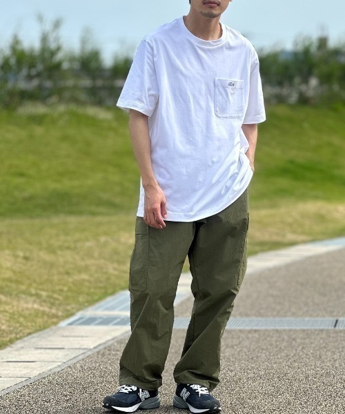 LACOSTE（ラコステ）の「[LACOSTE/ラコステ] ワンポイントロゴ クルーネックポケットTシャツ（Tシャツ/カットソー・レディース・ブラック/ネイビー/ホワイト・3/4/5/6/2）」の15枚目の写真