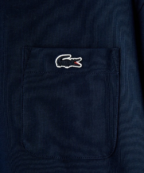 LACOSTE（ラコステ）の「[LACOSTE/ラコステ] ワンポイントロゴ クルーネックポケットTシャツ（Tシャツ/カットソー・レディース・ブラック/ネイビー/ホワイト・3/4/5/6/2）」の11枚目の写真