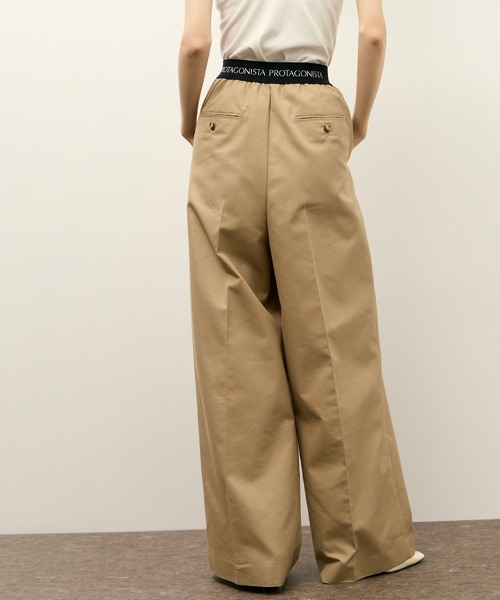 PROTAGONISTA（プロタゴニスタ）の「【PROTAGONISTA for ADAM ET ROPE'】別注 撥水 Chino Pants（チノパンツ・レディース・ベージュ・1/0）」の6枚目の写真