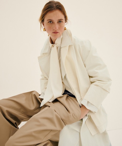 PROTAGONISTA（プロタゴニスタ）の「【PROTAGONISTA for ADAM ET ROPE'】別注 撥水 Chino Pants（チノパンツ・レディース・ベージュ・1/0）」の20枚目の写真