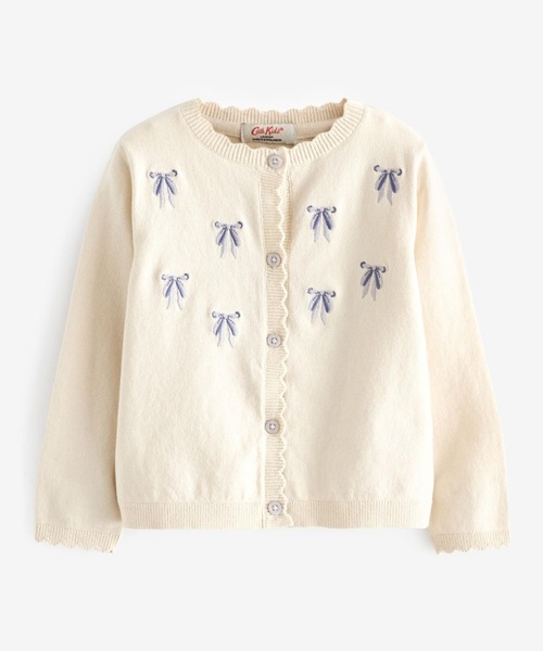 Cath Kidston(キャスキッドソン)の「キッズ ニット カーディガン Bow(カーディガン/ボレロ・キッズ・オフホワイト・100/110)」の4枚目の写真