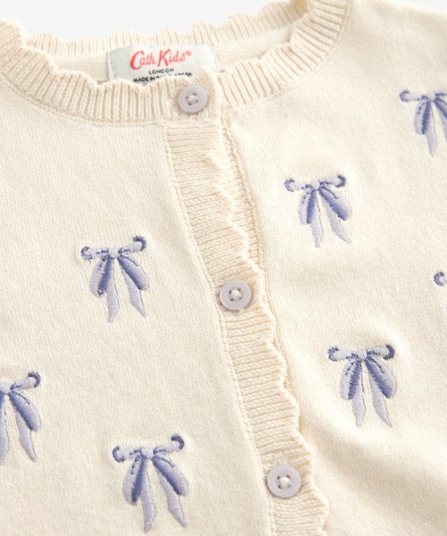 Cath Kidston(キャスキッドソン)の「キッズ ニット カーディガン Bow(カーディガン/ボレロ・キッズ・オフホワイト・100/110)」の6枚目の写真