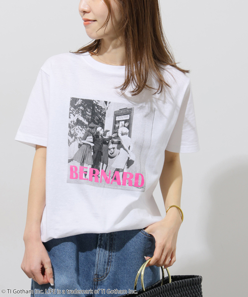 GOOD ROCK SPEED(グッドロックスピード)の「別注【GOOD ROCK SPEED】カラーロゴフォトTEE(Tシャツ/カットソー・レディース・ピンク/グリーン/オレンジ・FREE)」の3枚目の写真