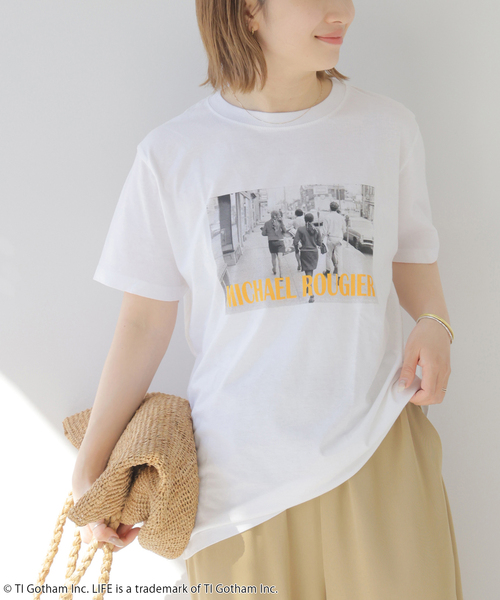 GOOD ROCK SPEED(グッドロックスピード)の「別注【GOOD ROCK SPEED】カラーロゴフォトTEE(Tシャツ/カットソー・レディース・ピンク/グリーン/オレンジ・FREE)」の1枚目の写真