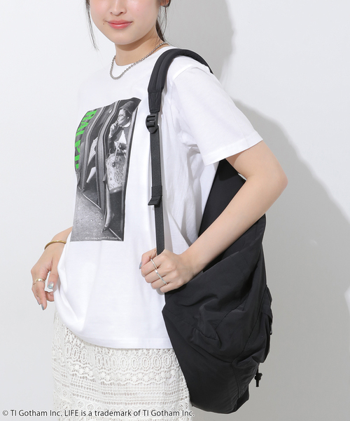 GOOD ROCK SPEED(グッドロックスピード)の「別注【GOOD ROCK SPEED】カラーロゴフォトTEE(Tシャツ/カットソー・レディース・ピンク/グリーン/オレンジ・FREE)」の10枚目の写真