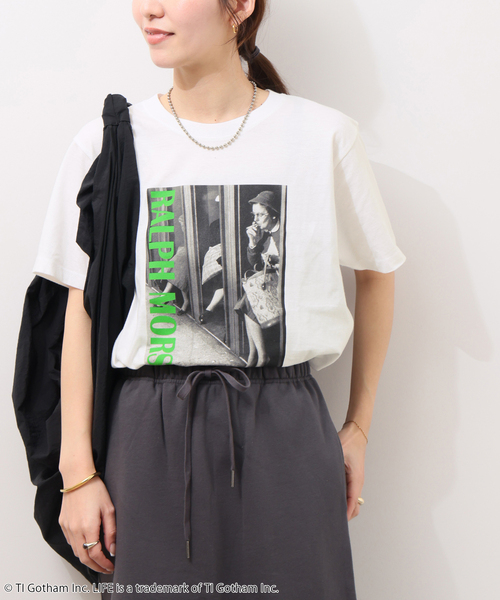 GOOD ROCK SPEED(グッドロックスピード)の「別注【GOOD ROCK SPEED】カラーロゴフォトTEE(Tシャツ/カットソー・レディース・ピンク/グリーン/オレンジ・FREE)」の18枚目の写真