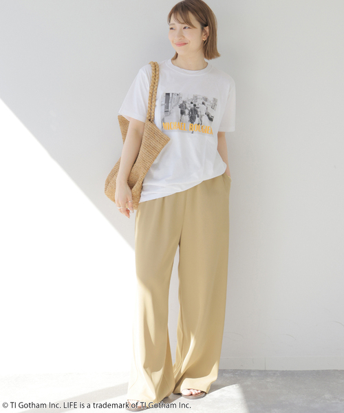 GOOD ROCK SPEED(グッドロックスピード)の「別注【GOOD ROCK SPEED】カラーロゴフォトTEE(Tシャツ/カットソー・レディース・ピンク/グリーン/オレンジ・FREE)」の7枚目の写真