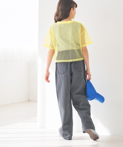 coca(coca)(コカ)の「キッズ メッシュトップス&タンクトップ 2点セット(Tシャツ/カットソー・キッズ・イエロー/ブラック・130/120/150/140)」の15枚目の写真