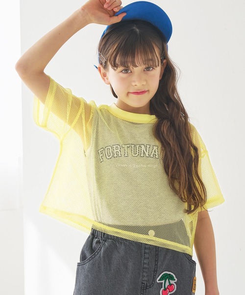 coca(coca)(コカ)の「キッズ メッシュトップス&タンクトップ 2点セット(Tシャツ/カットソー・キッズ・イエロー/ブラック・130/120/150/140)」の17枚目の写真