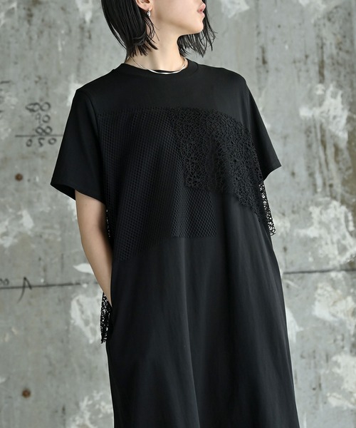 funda mine（ファンダマイン）の「ダブルレースワンピース（ワンピース・レディース・ブラック/グリーン・FREE）」の17枚目の写真
