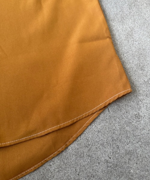 SHEPP(シープ)の「【UNISEX】ダブルフラップステッチ半袖シャツ(シャツ/ブラウス・メンズ・ブラック/ホワイト/ブラウン・M/L)」の12枚目の写真