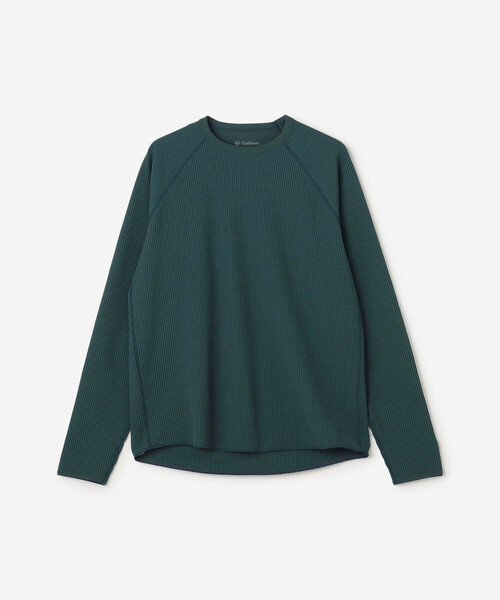 GOLDWIN（ゴールドウィン）の「Goldwin | ワッフルライト ロングスリーブTシャツ MEN（Tシャツ/カットソー・メンズ・アイボリー/ライトグリーン/グリーン・2/3）」の3枚目の写真
