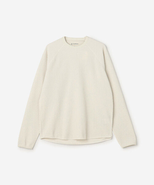 GOLDWIN（ゴールドウィン）の「Goldwin | ワッフルライト ロングスリーブTシャツ MEN（Tシャツ/カットソー・メンズ・アイボリー/ライトグリーン/グリーン・2/3）」の7枚目の写真