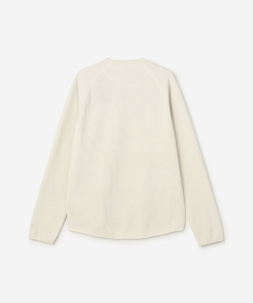 GOLDWIN（ゴールドウィン）の「Goldwin | ワッフルライト ロングスリーブTシャツ MEN（Tシャツ/カットソー・メンズ・アイボリー/ライトグリーン/グリーン・2/3）」の8枚目の写真