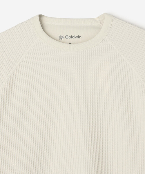 GOLDWIN（ゴールドウィン）の「Goldwin | ワッフルライト ロングスリーブTシャツ MEN（Tシャツ/カットソー・メンズ・アイボリー/ライトグリーン/グリーン・2/3）」の9枚目の写真